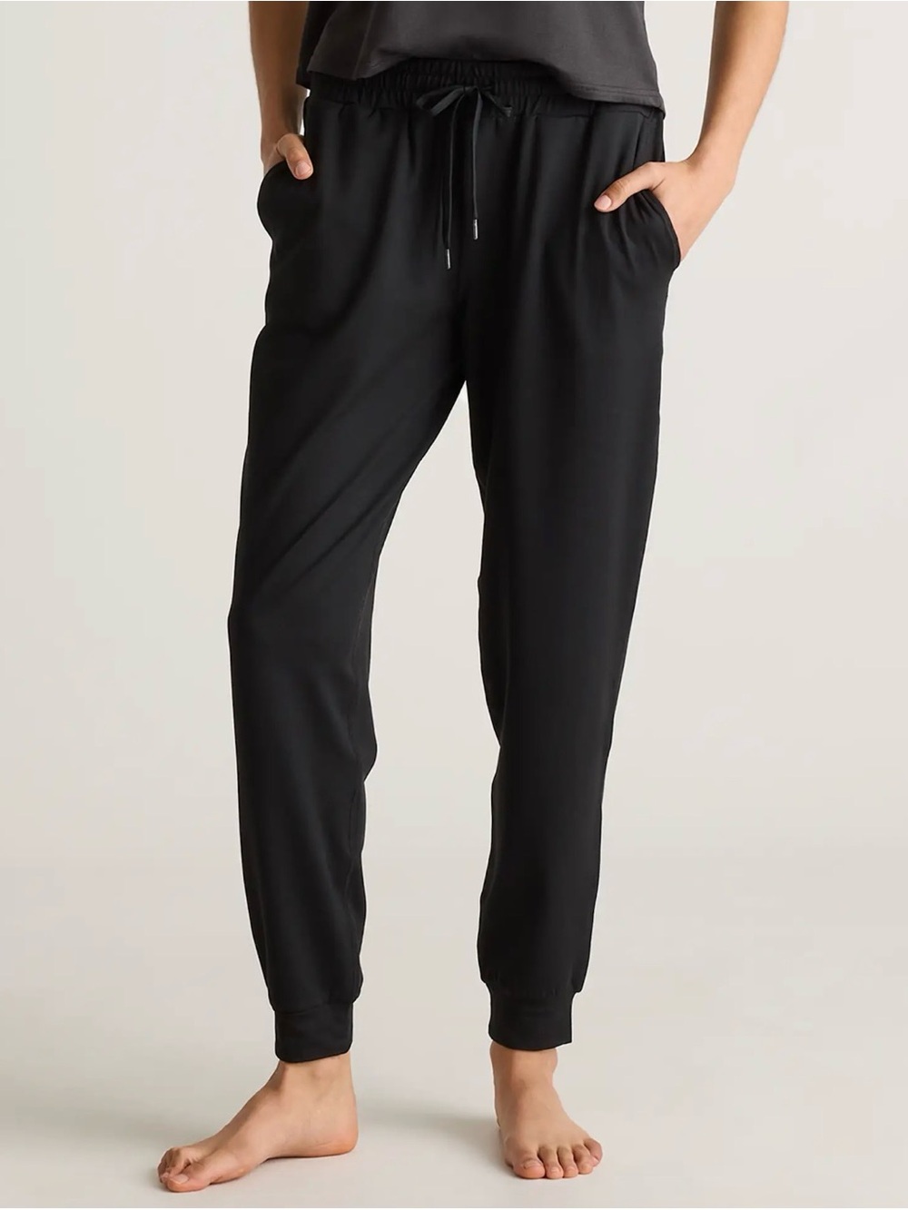 NWOT Quince High Performance Stretch JoggerPants w Drawstring,Elastic Cuffs,XS